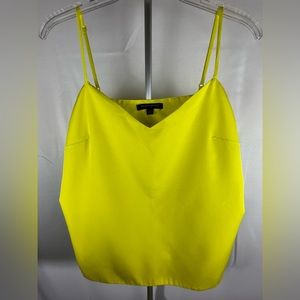 Banana Republic skinny strap tank top. Size Medium. Yellow. Bright and cheerful!